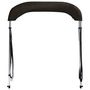 Voir la diapositive 4 : VIDAXL Auvent bimini a 2 arceaux noir 180x130x110 cm
