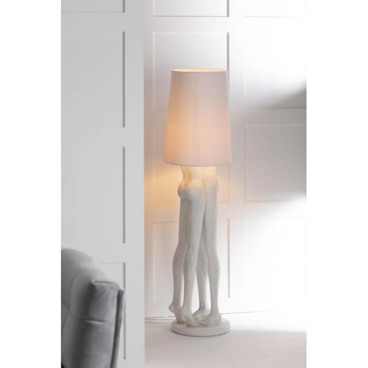 Paris Prix Lampadaire Design  Couple  155cm Blanc