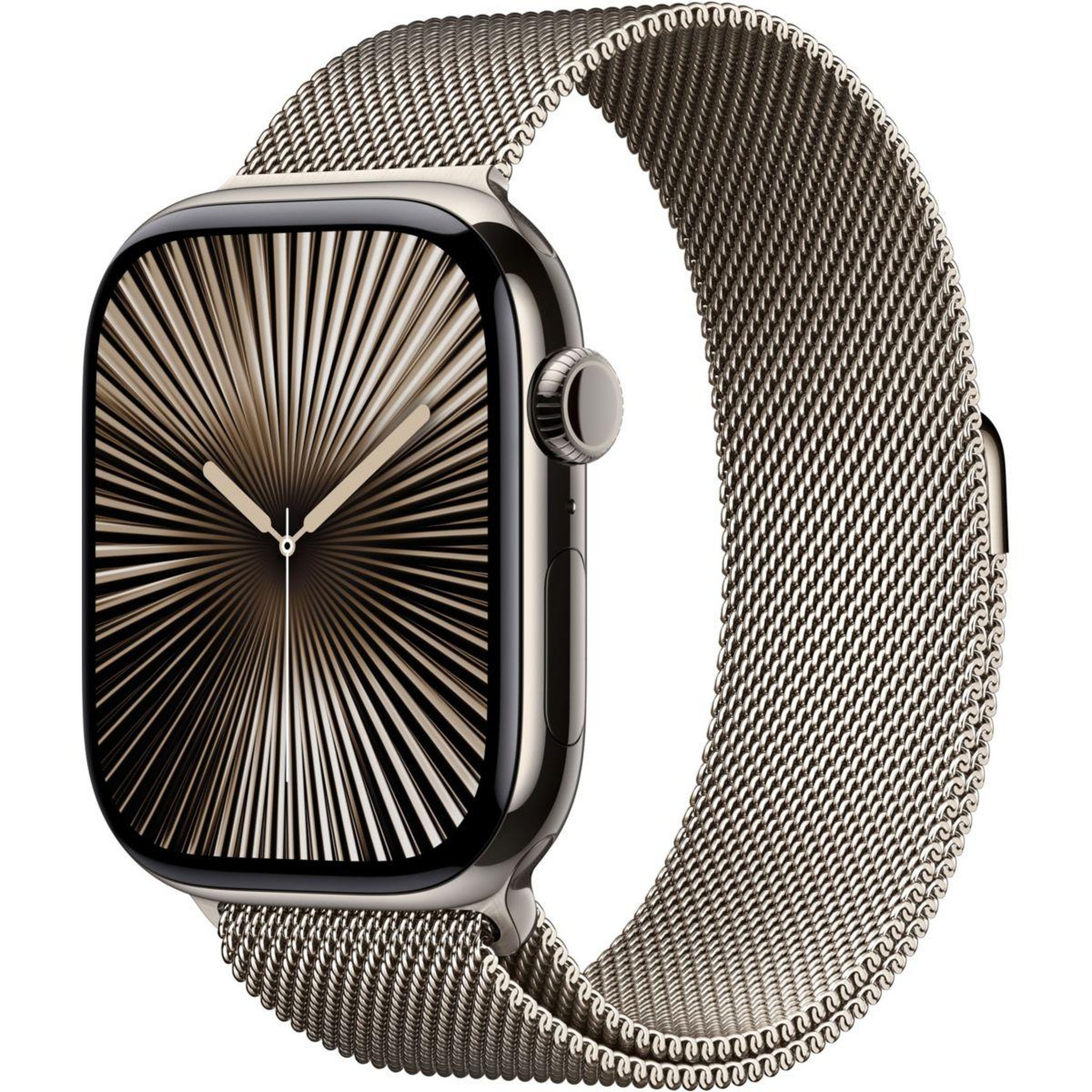APPLE Montre connectée Serie 10 46mm Titane Naturel S/M Cell