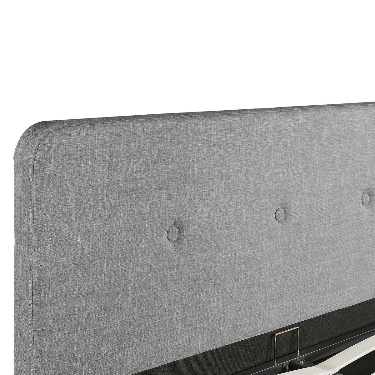 Cadre de lit coffre avec tête de lit capitonnée 160x200 BERGEN