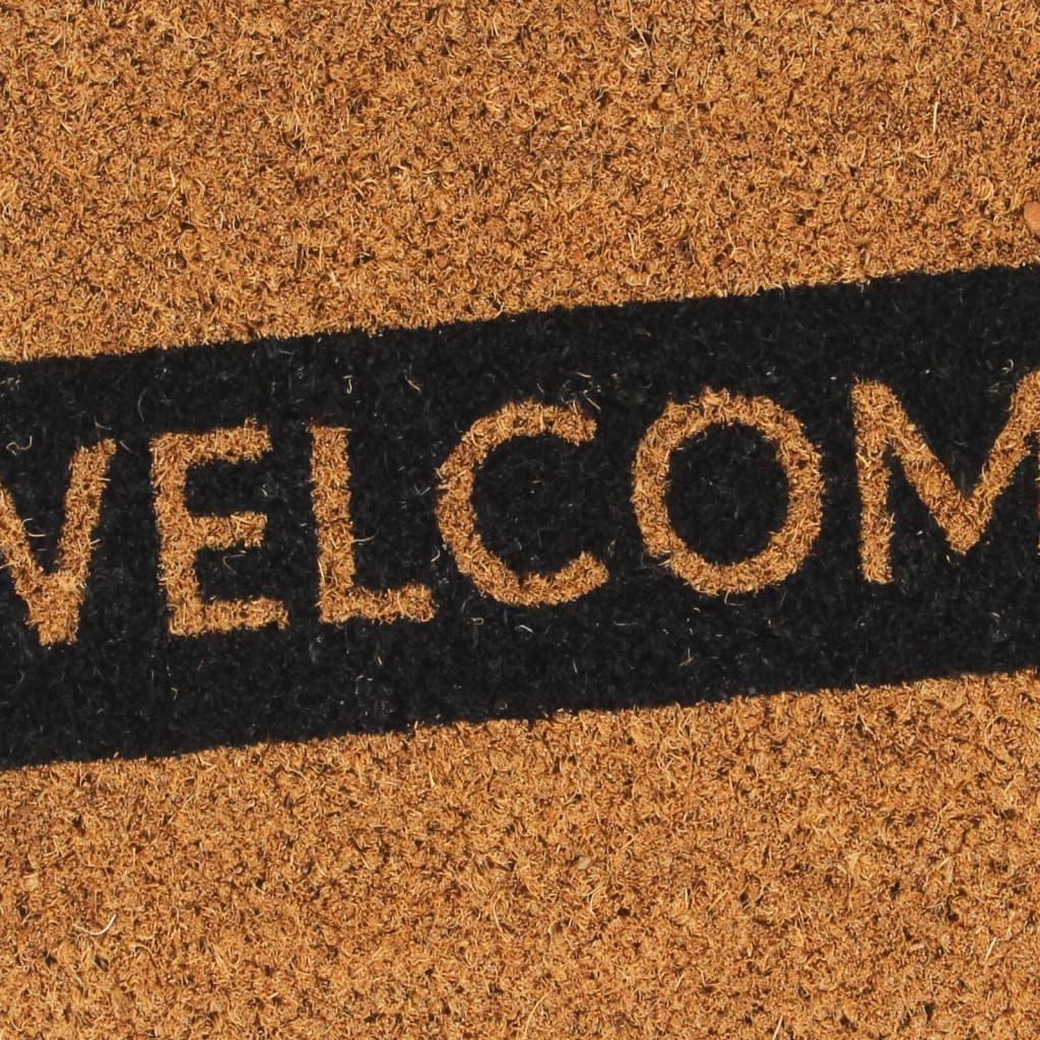 Voir la diapositive 5 : VIDAXL Tapis de porte naturel 45x75 cm fibre de coco touffete