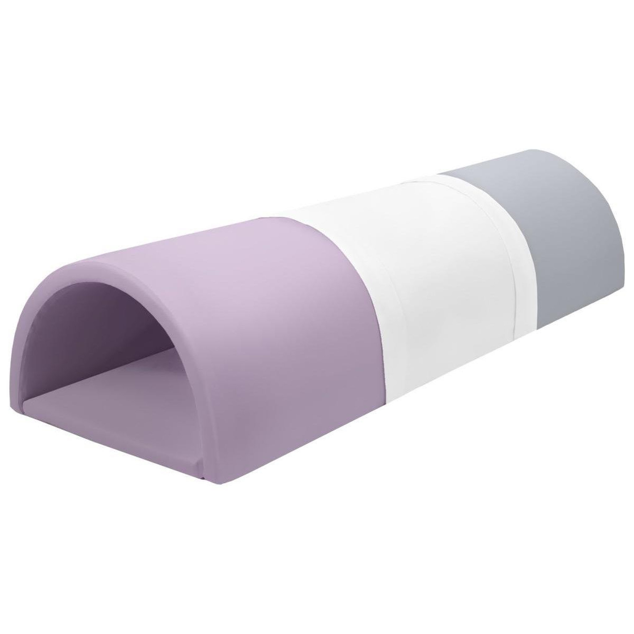 VELINDA Tunnel en I, 3 pièces en mousse — blanc, gris, violet