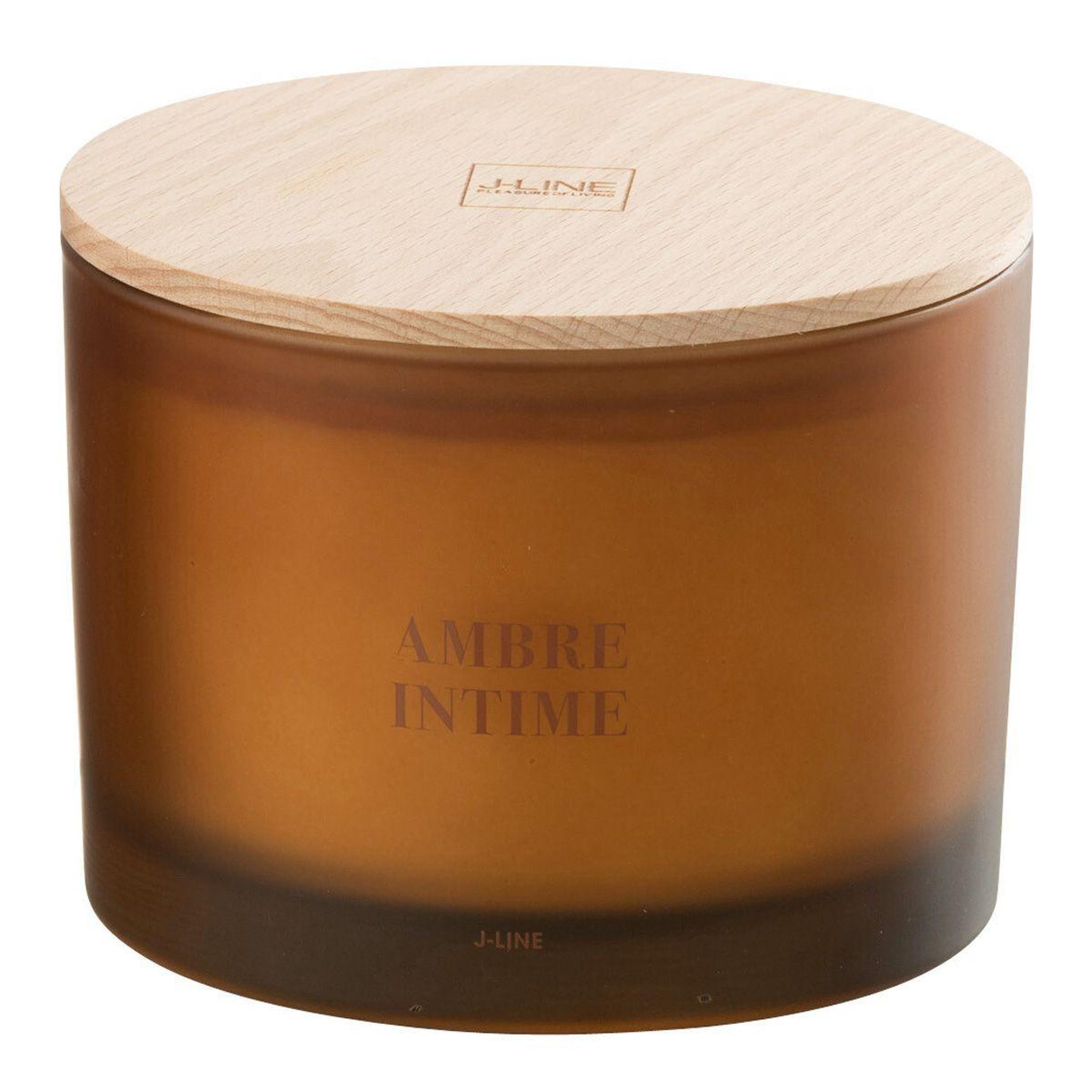 J-LINE Bougie parfumée  accords essentiels  10cm ambre intime