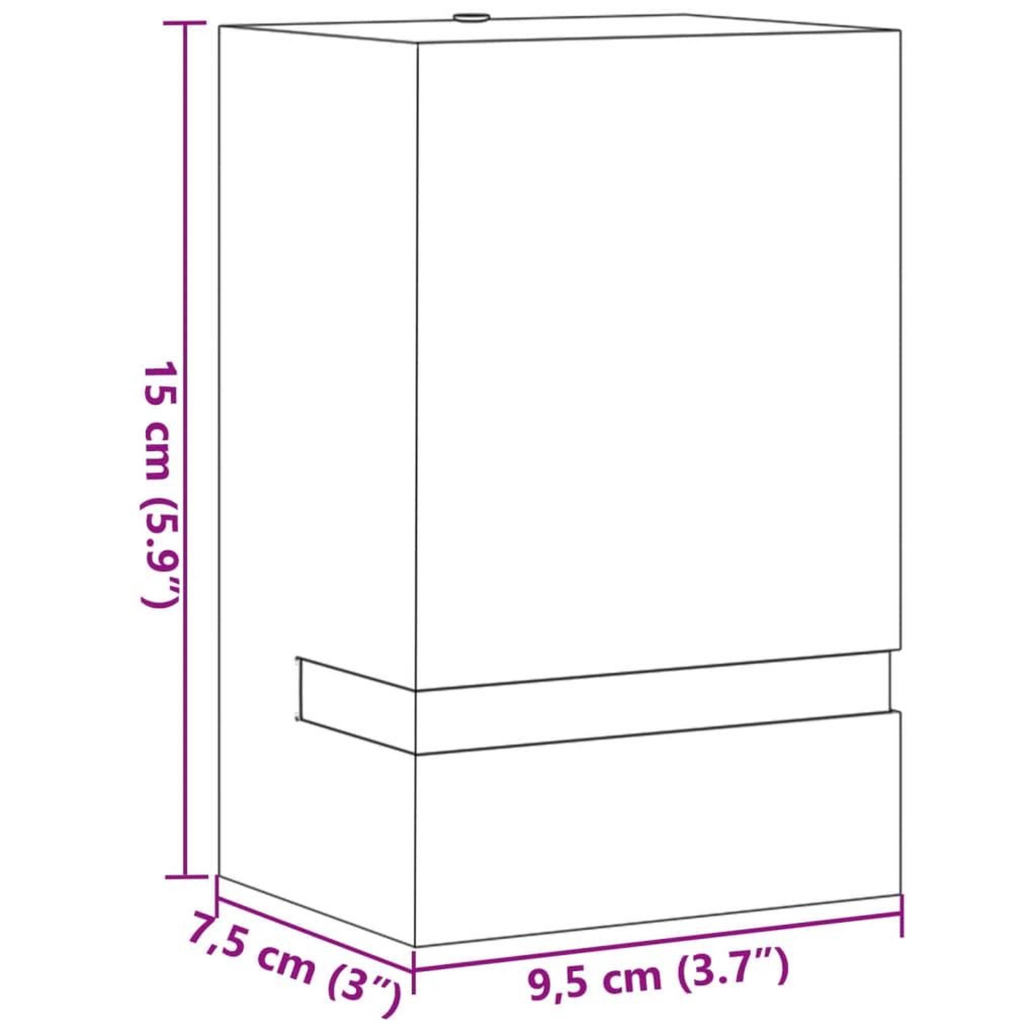 Voir la diapositive 6 : VIDAXL Appliques murales d'exterieur 2 pcs noir acier inoxydable