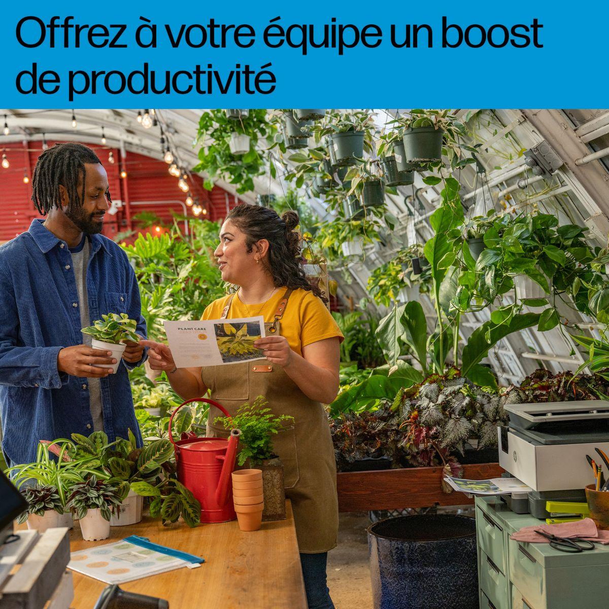 Voir la diapositive 4 : HP Imprimante jet d'encre OfficeJet Pro 9122e éligible Instant Ink