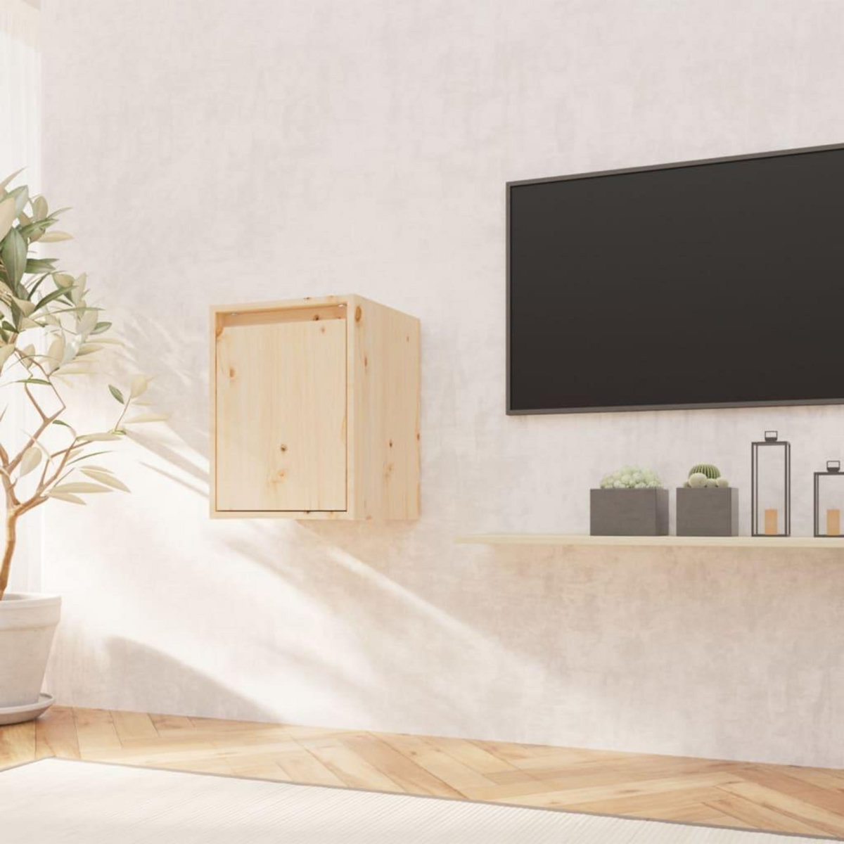 VIDAXL Armoire murale 30x30x40 cm Bois de pin massif