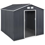 Habitat et Jardin Abri de jardin métal  Vegas  - 7,06 m² - Gris