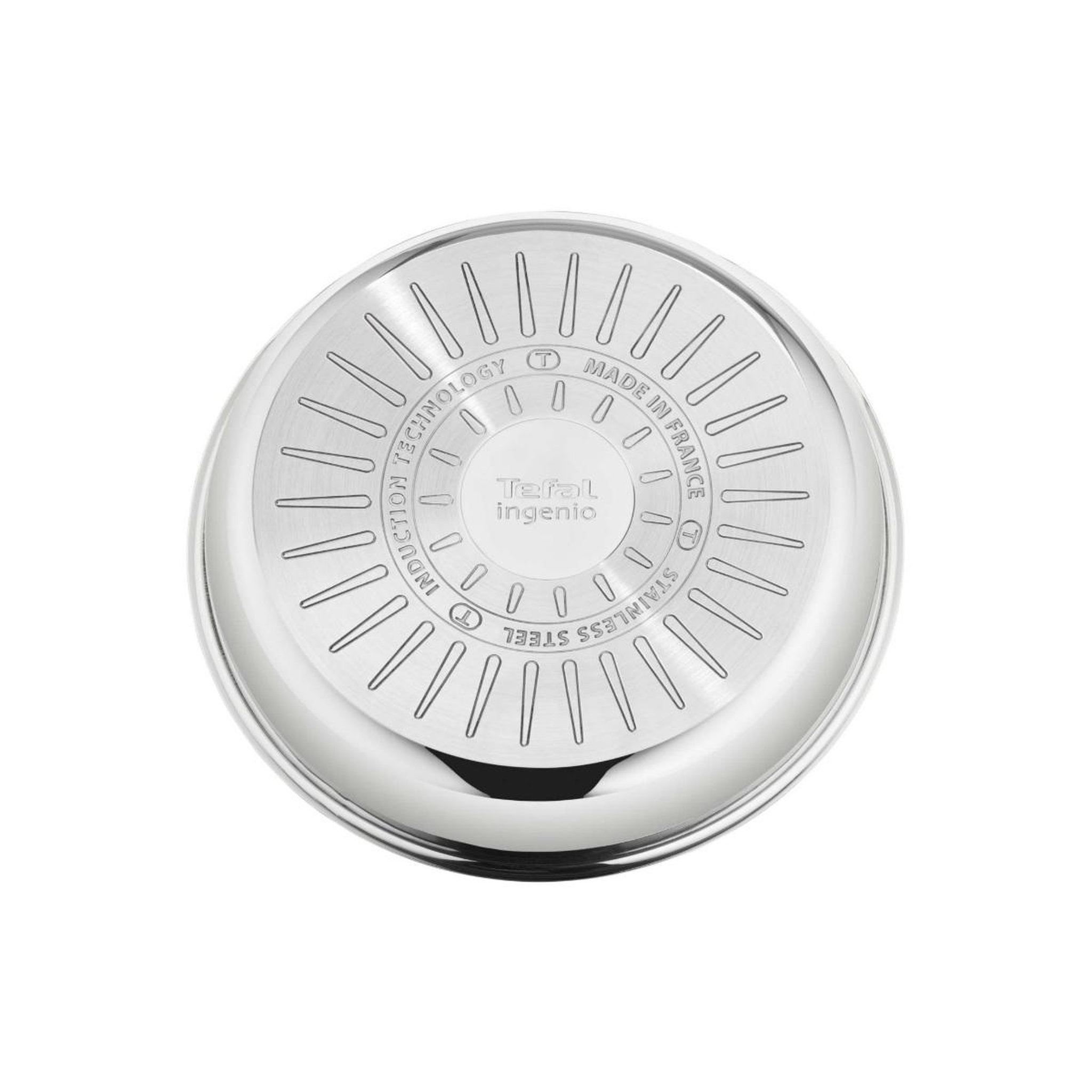 Voir la diapositive 3 : TEFAL Poêle acier inoxydable 22cm - l9730302