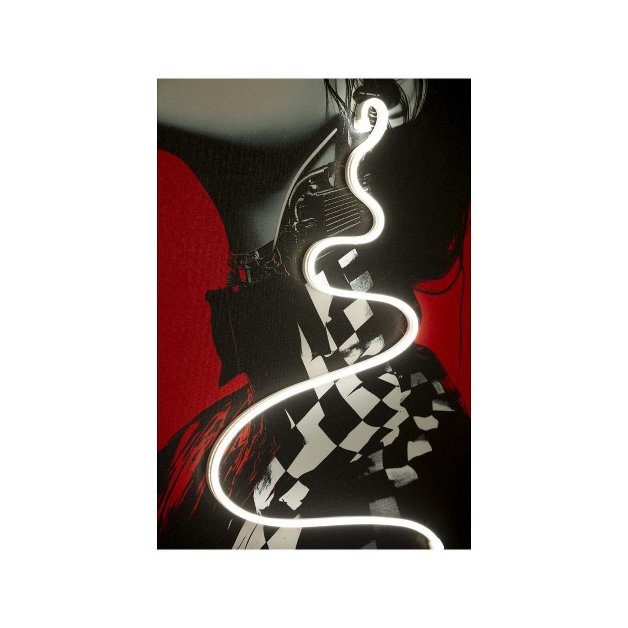 Voir la diapositive 6 : Paris Prix Tableau imprimé à led  psyco ii  60x90cm multicolore