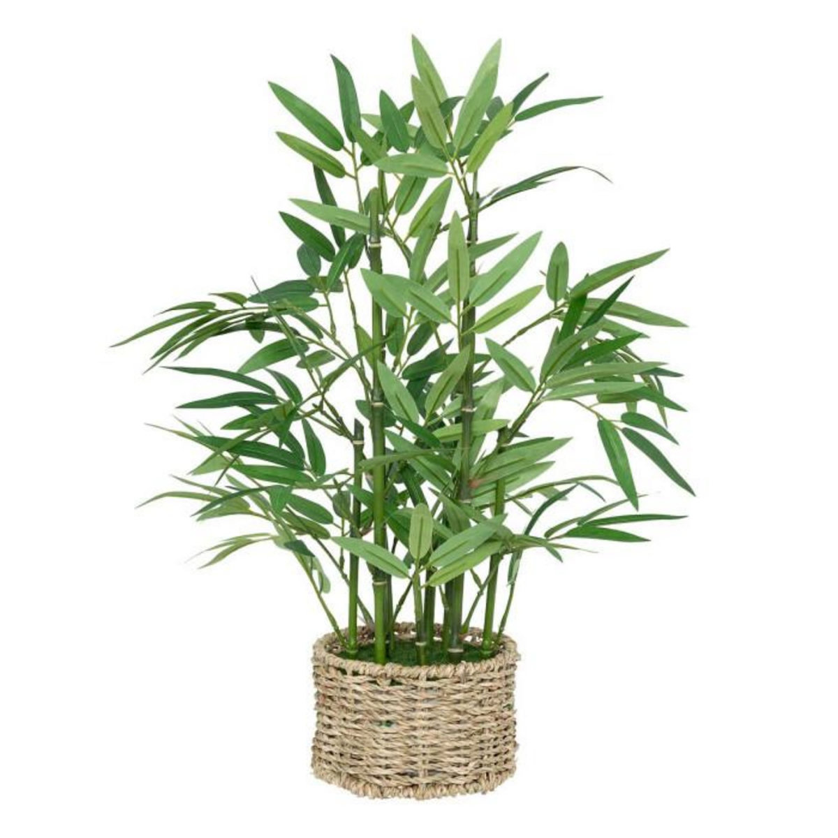 ATMOSPHERA Bambou Artificiel en Pot  Ly  46cm Naturel
