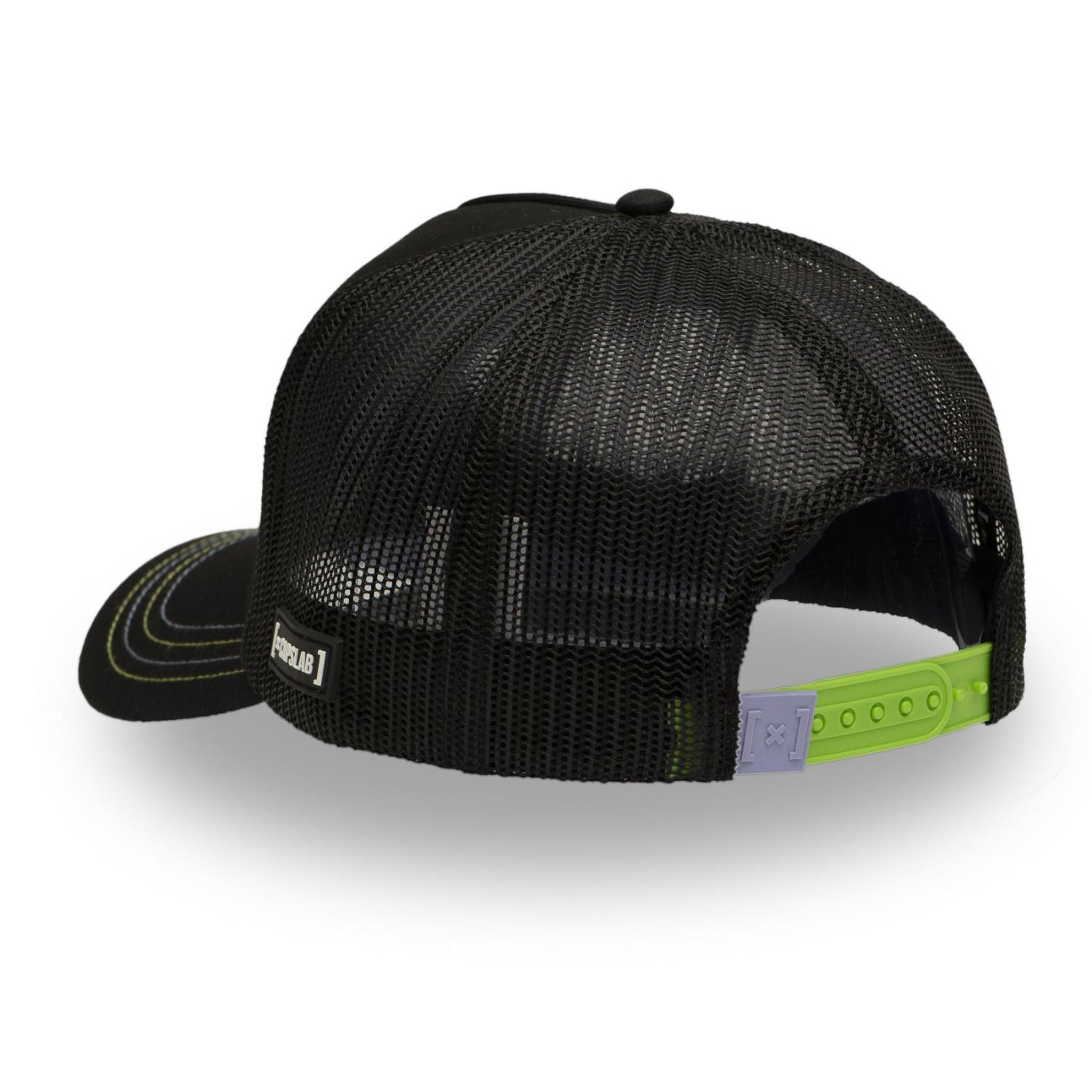 Voir la diapositive 5 : CAPSLAB Casquette trucker avec filet en sergé de coton DC Comics Joker