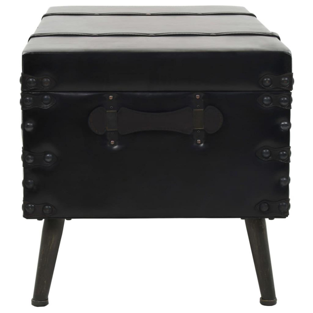 VIDAXL Table basse MDF et acier 102x51x48 cm