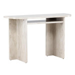 Paris Prix Console Effet Marbre  Alesund  120cm Beige