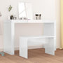 Voir la diapositive 1 : VIDAXL Tabouret de toilette Blanc brillant70x35x45cm Bois d ingénierie