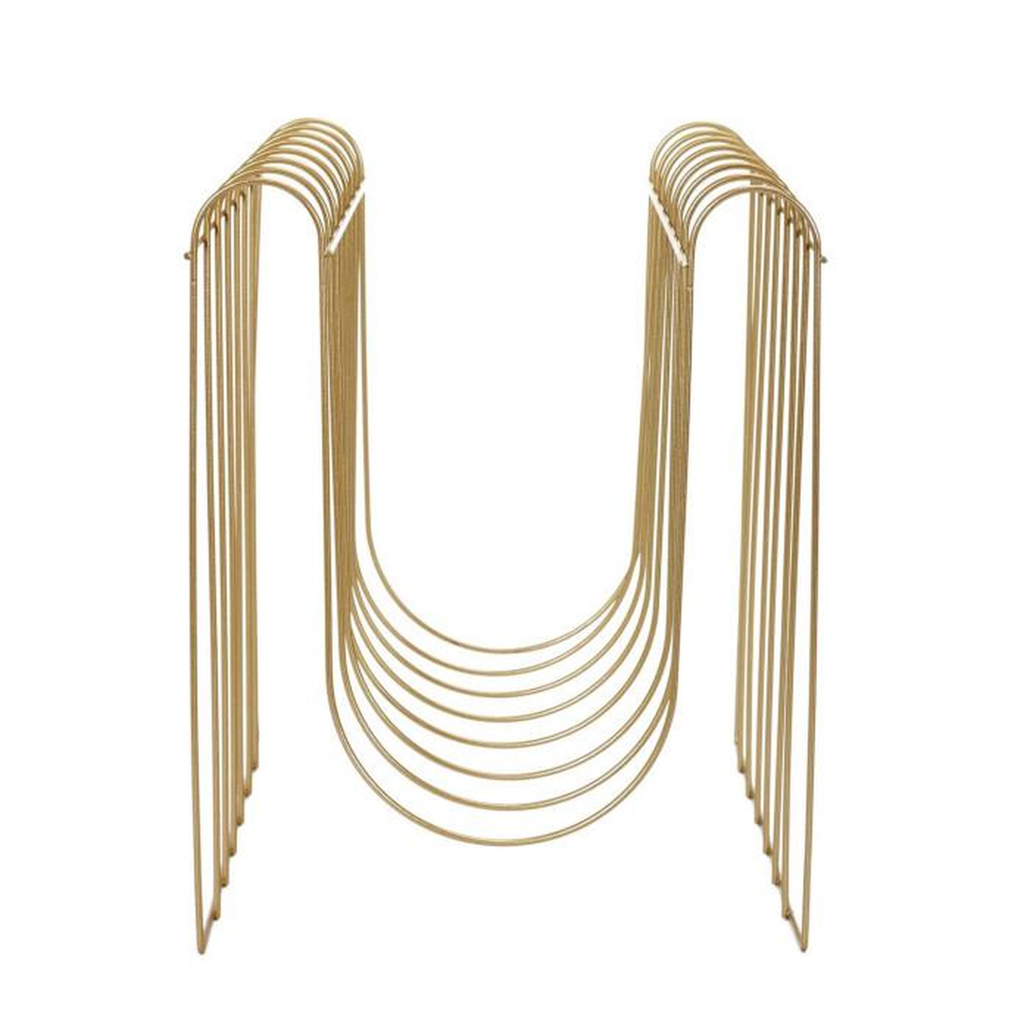 Voir la diapositive 3 : Paris Prix Range Magazines Design  Filaire  33cm Or