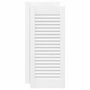 Voir la diapositive 2 : VIDAXL Porte d armoire à persiennes blanc 61,5x29,5 cm