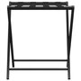 Voir la diapositive 3 : VIDAXL Porte bagages noir 68,5x38x58 cm bambou