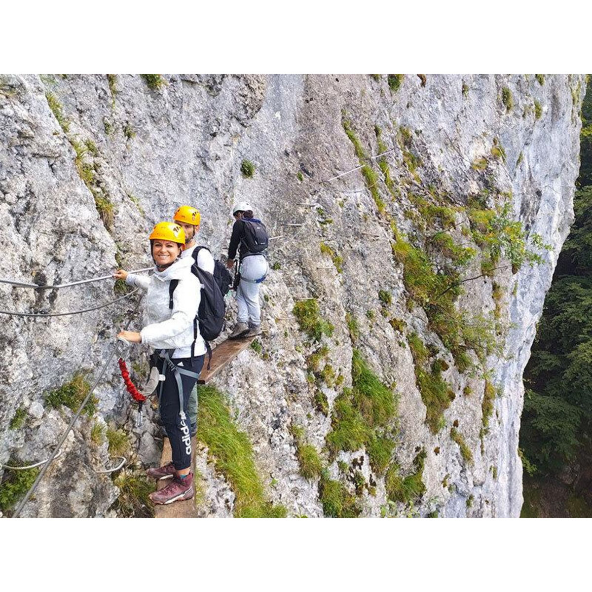 Smartbox Parcours via ferrata de la Dent du Chat près d'Annecy pour 2 débutants - Coffret Cadeau Sport & Aventure