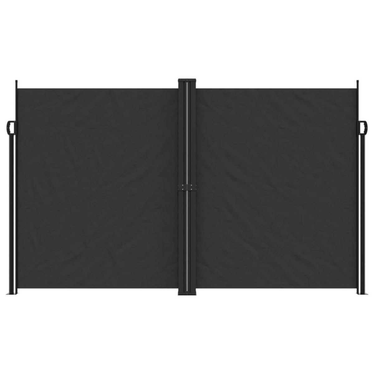VIDAXL Auvent lateral retractable noir 200x1000 cm