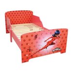 Fun House Fun house miraculous ladybug lit avec sommier a lattes 140x70 cm