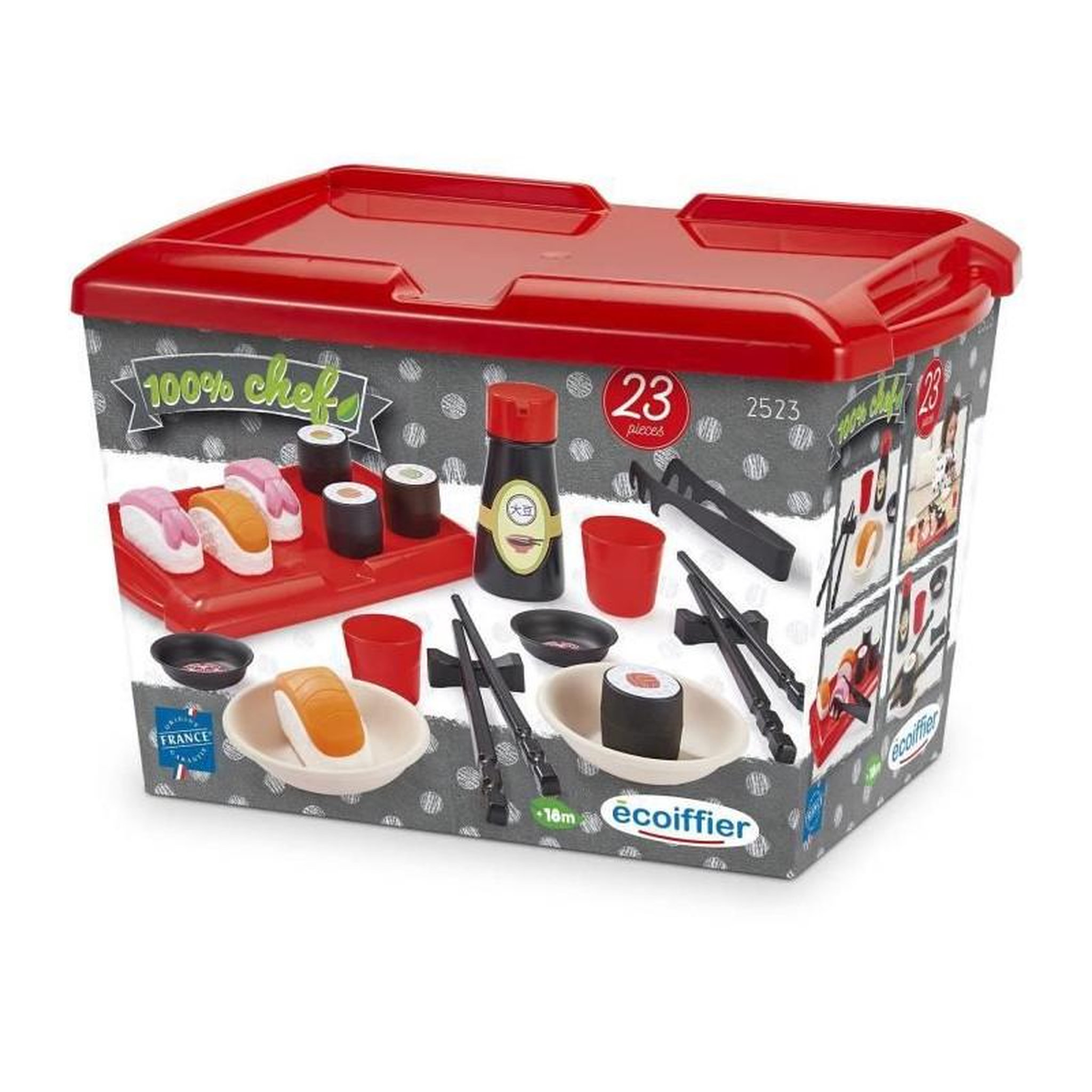 Voir la diapositive 5 : Ecoiffier Jeux d'imitation : cuisine Sushi - ECOIFFIER - 2523