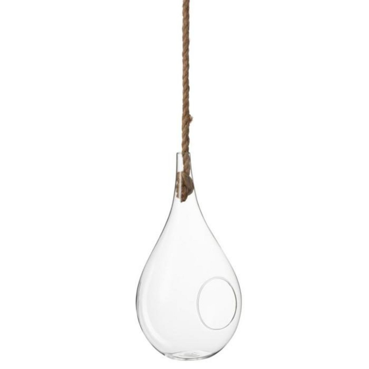 Paris Prix Terrarium Verre & Corde  Larme  38cm Transparent