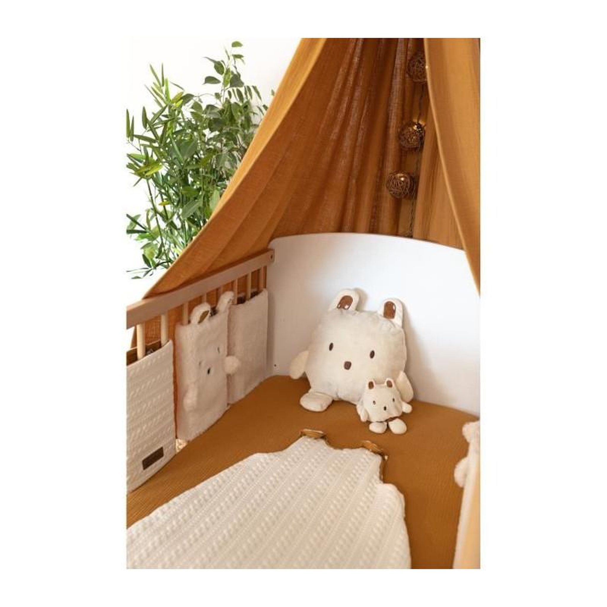 Voir la diapositive 2 : DOMIVA Tour de lit modulable - DOMIVA - BOUBOU - Ouvert 40 x 25 cm / Fermé 17,5 x 25 cm