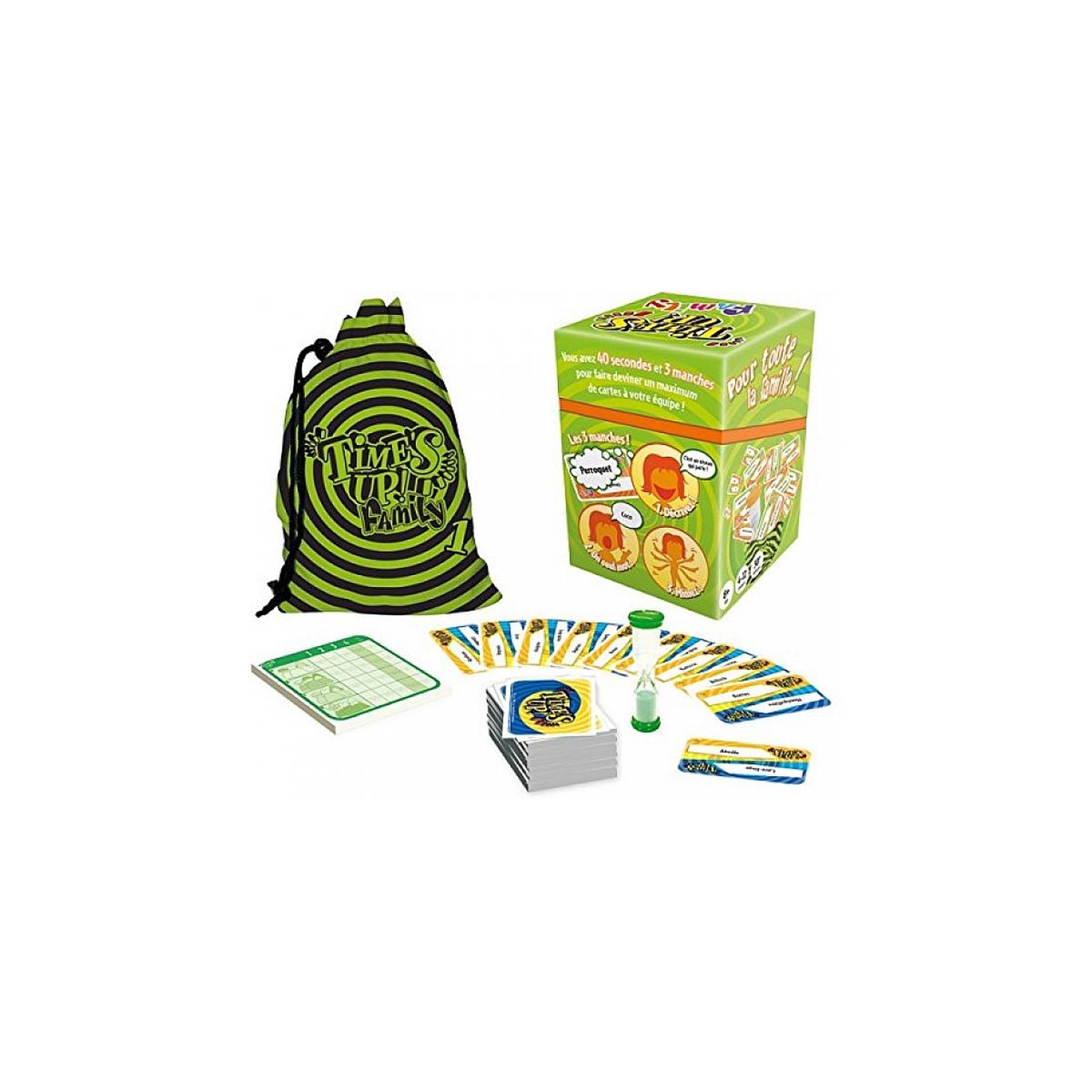 Voir la diapositive 2 : Asmodee Time s Up Family 1 version vert