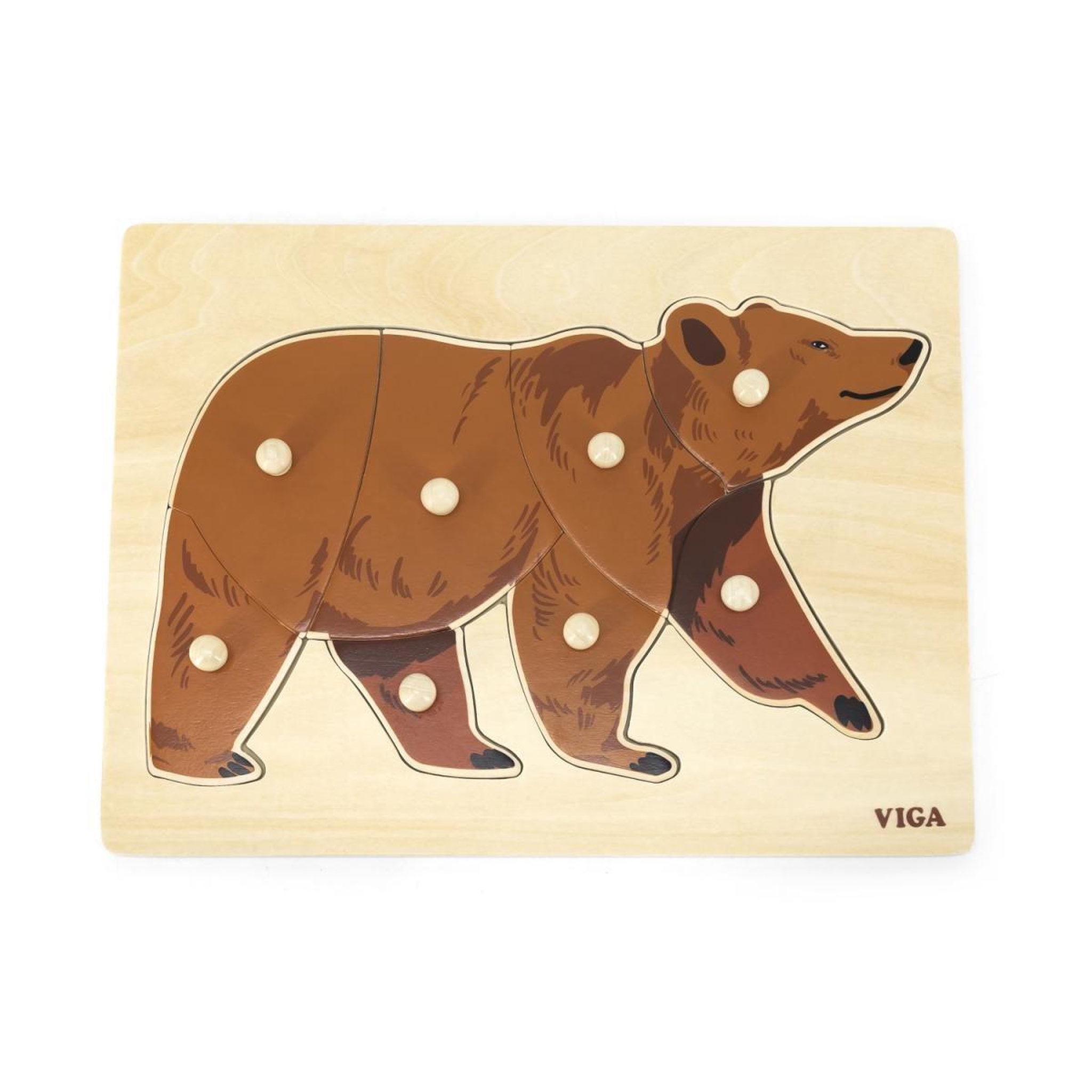 VIGA Puzzle montessori  44606 ours
