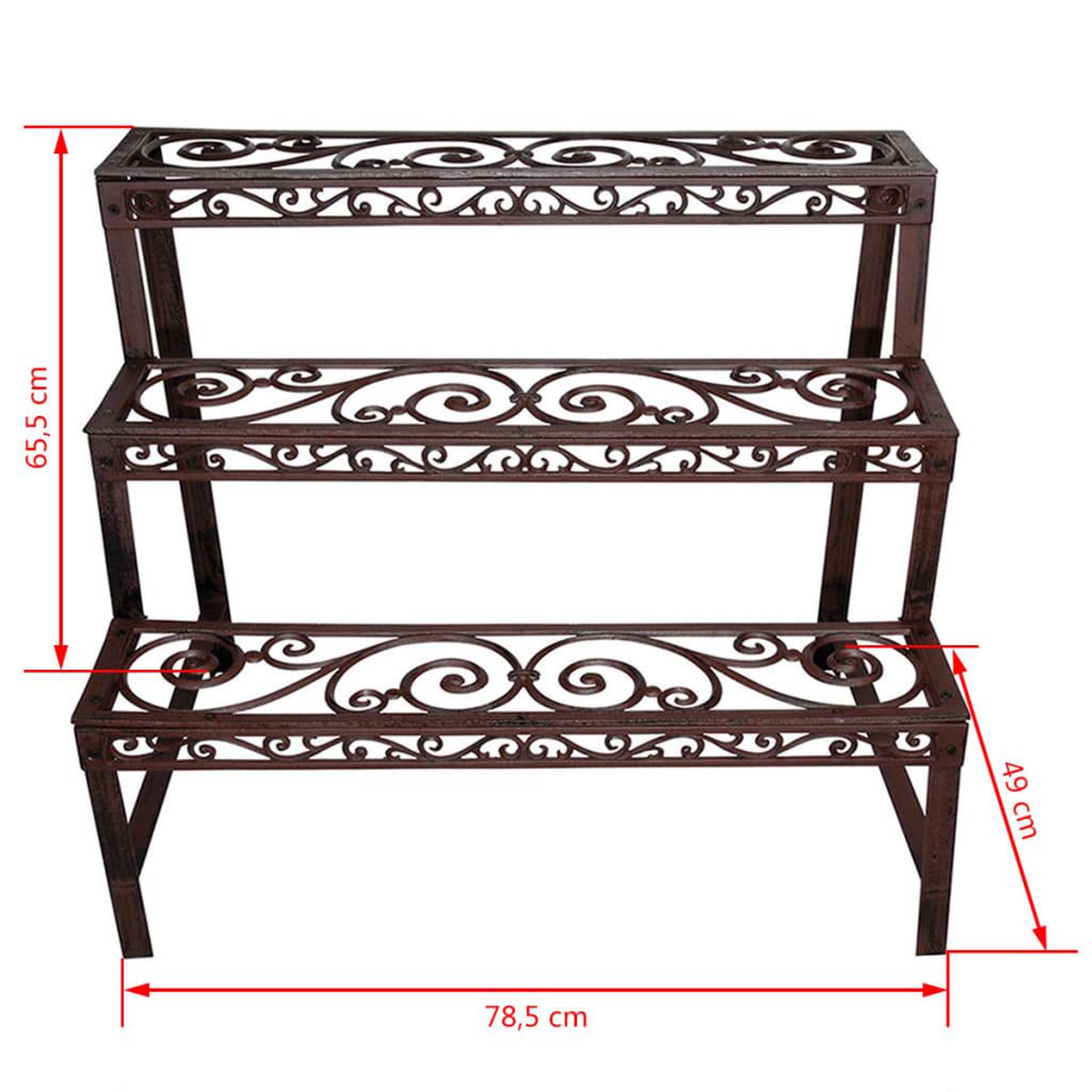 Voir la diapositive 4 : ESSCHERT DESIGN Esschert Design Etagere rectangulaire BPH33