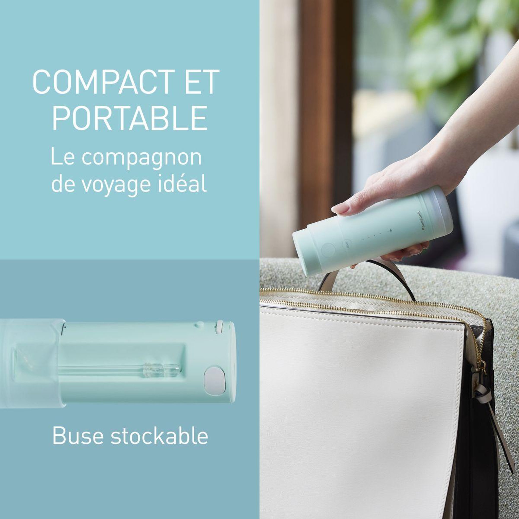 Voir la diapositive 4 : PANASONIC Hydropulseur de voyage ultrasonique ew-dj4b-g503