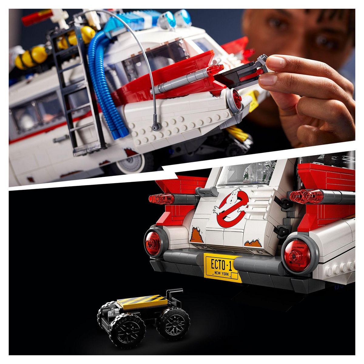 LEGO Icons 10274 ECTO-1 SOS Fantômes, jeu de voiture à construire pour adultes