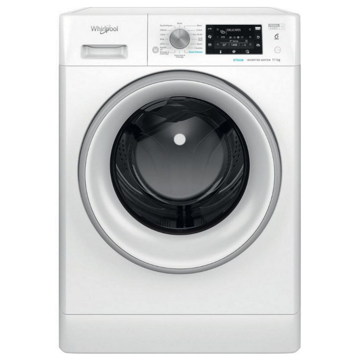 Whirlpool Lave-linge frontal 60cm 11kg 1400 tours/min - FFDD11469SVFR
