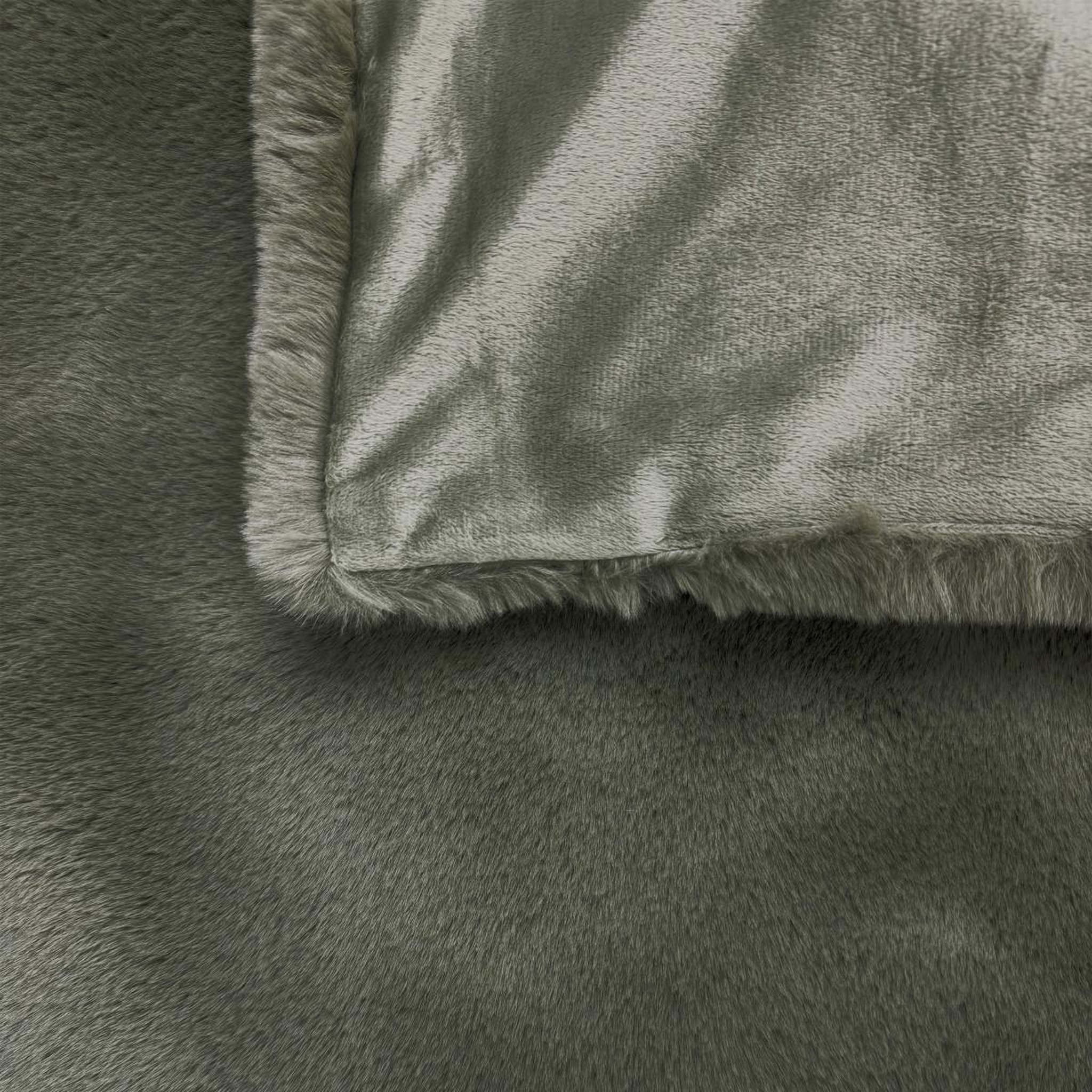 Voir la diapositive 6 : FUTURE HOME Plaid fausse fourrure 150x200 cm