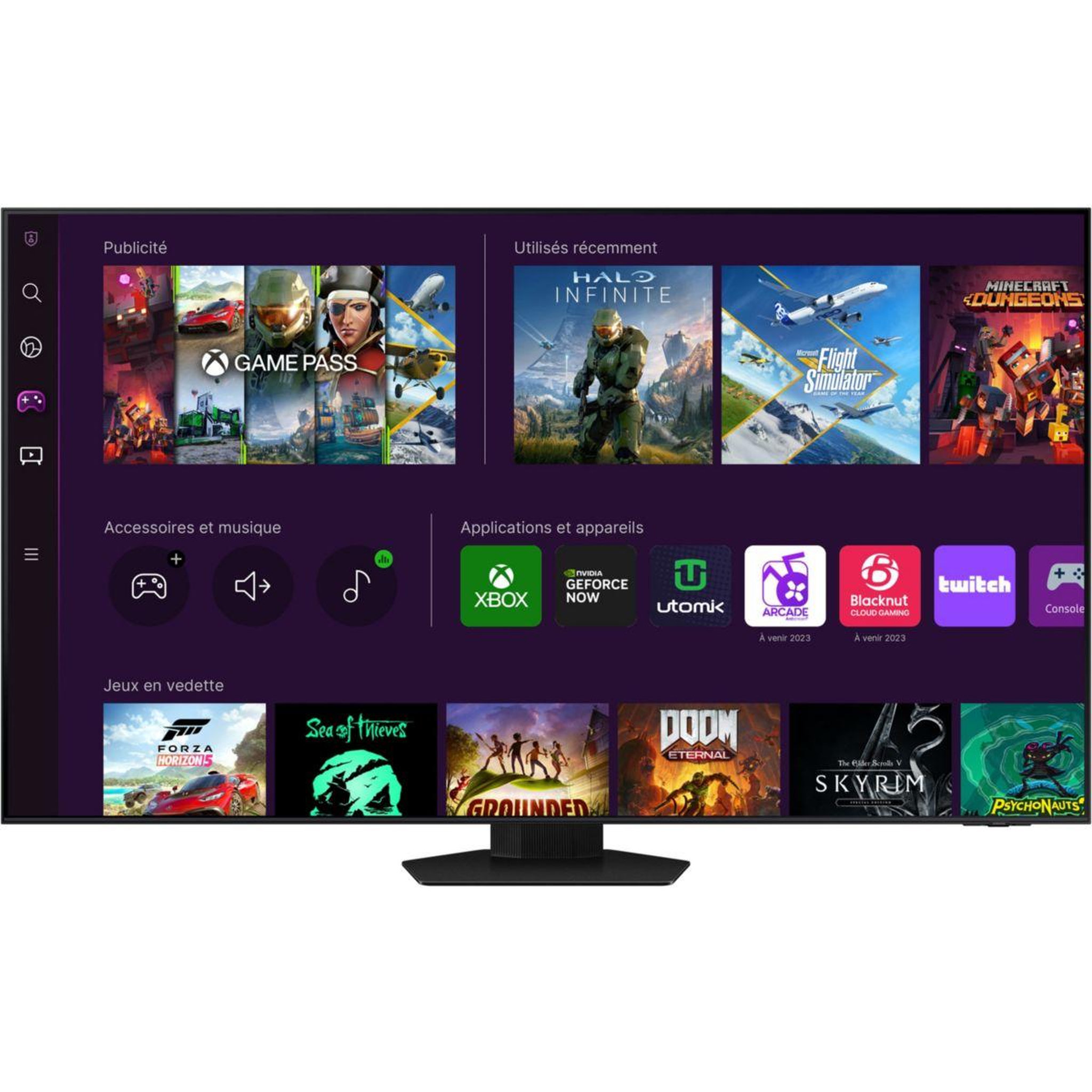 Voir la diapositive 2 : Samsung TV QLED NeoQLED TQ85QN85C