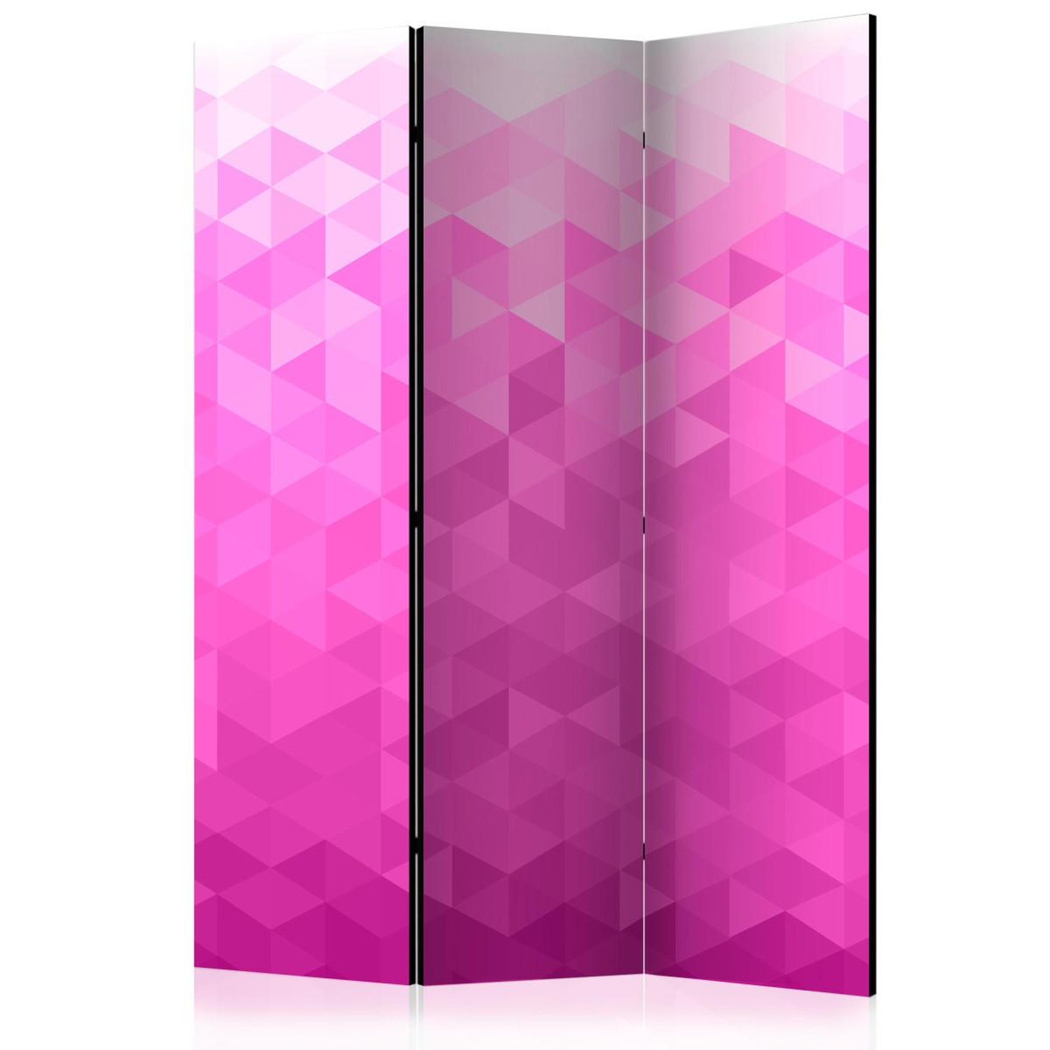 Paris Prix Paravent 3 volets  pink pixel  135x172cm