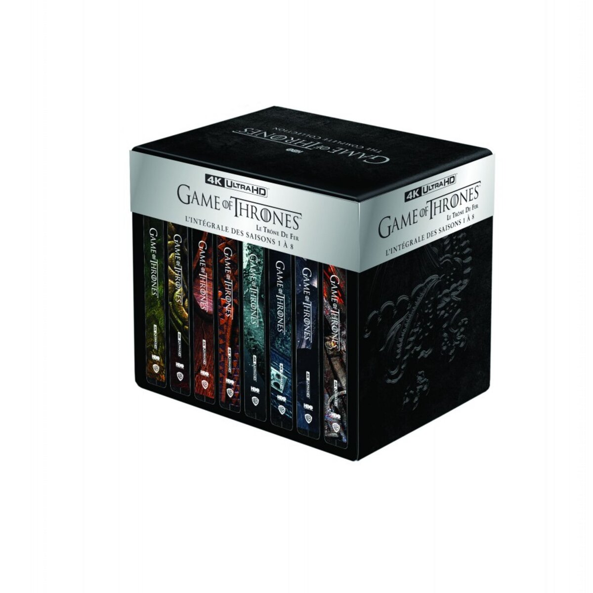 Game of Thrones Saison 1 à 8 BR4K Steelbook pas cher Auchan.fr