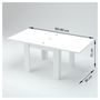 Voir la diapositive 4 : Table de séjour salle à manger extensible L90-180cm OSTUNI