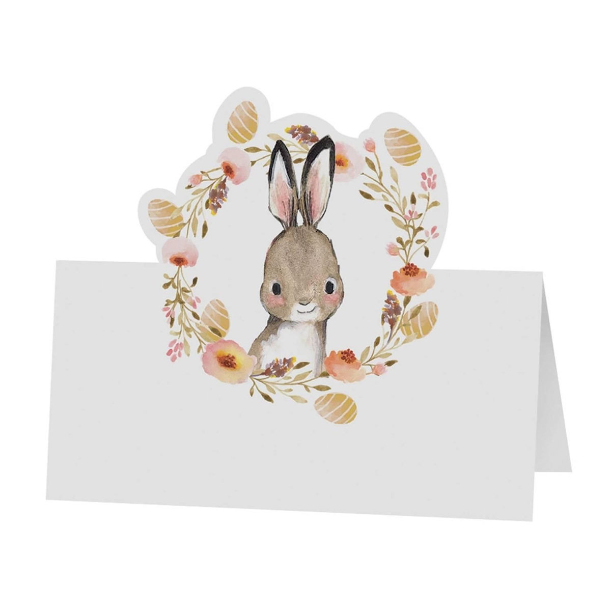 CHAKS Set de 6 Marque-places Pâques en carton