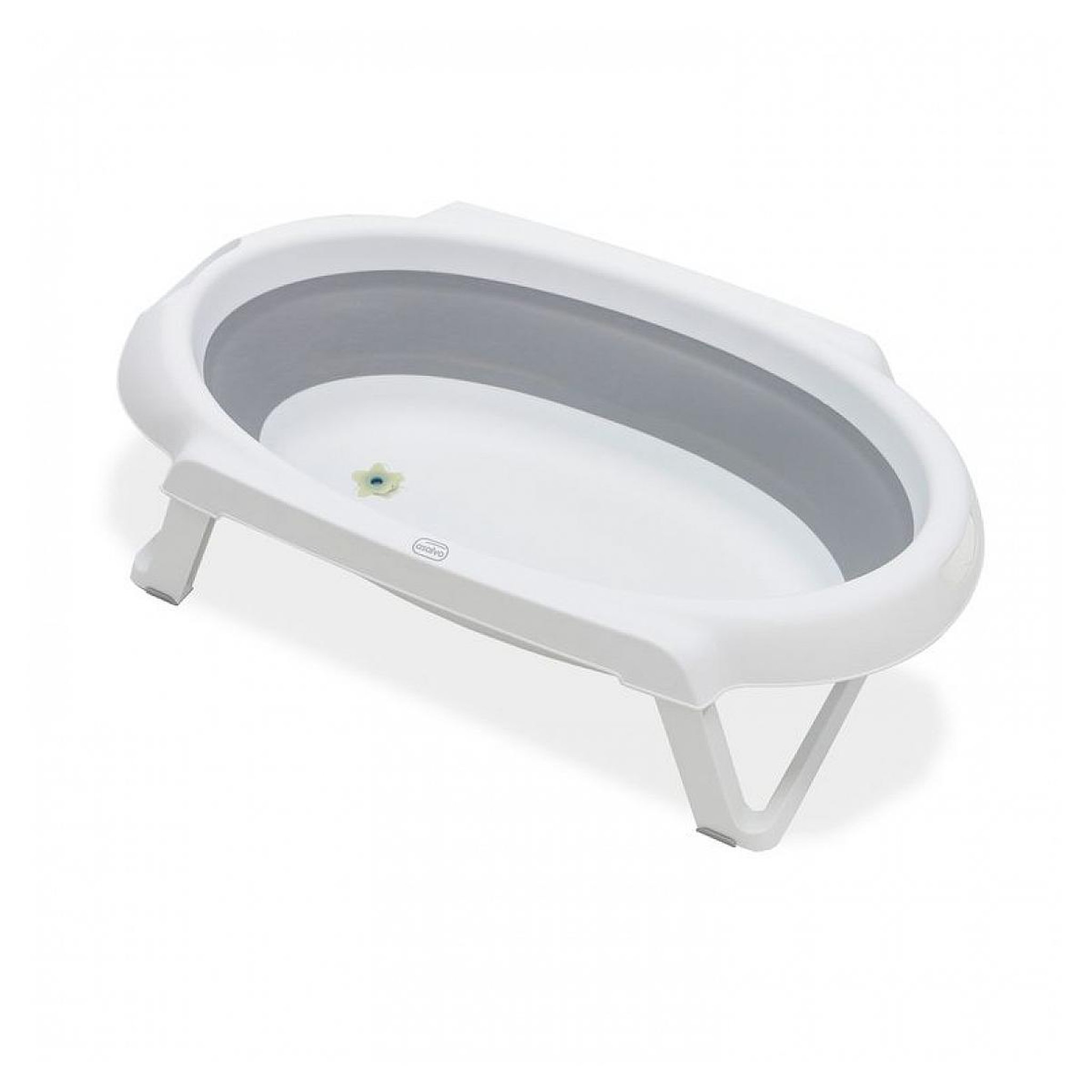 Asalvo Baignoire Curviflex en Gris - Design Moderne et Pratique pour Bébé