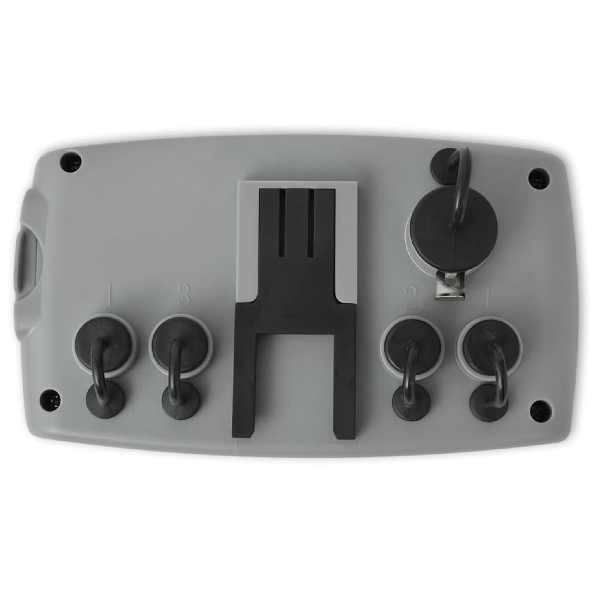 Voir la diapositive 4 : VIDAXL Minuterie automatique d'irrigation avec 4 stations 3 V