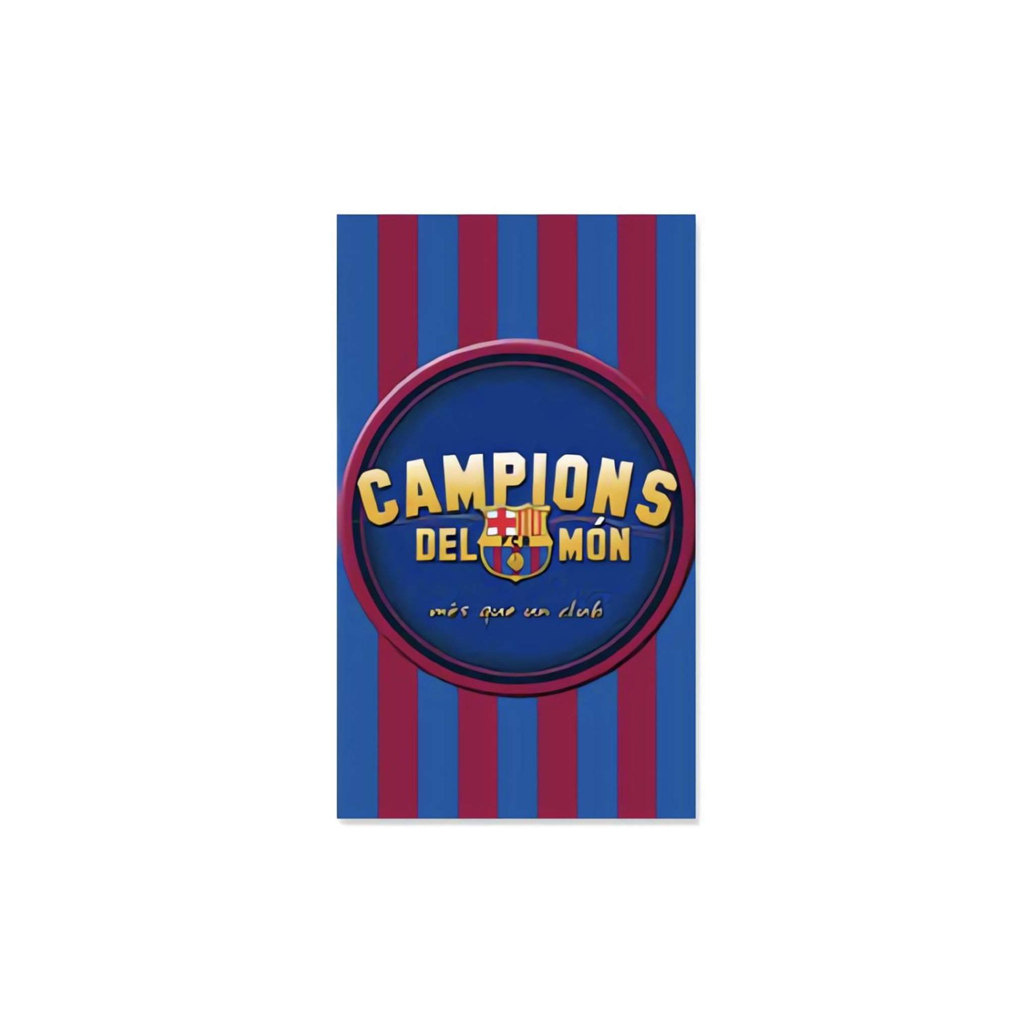 F.C. Barcelona DRAP DE PLAGE 'FCB CAMPIONS'