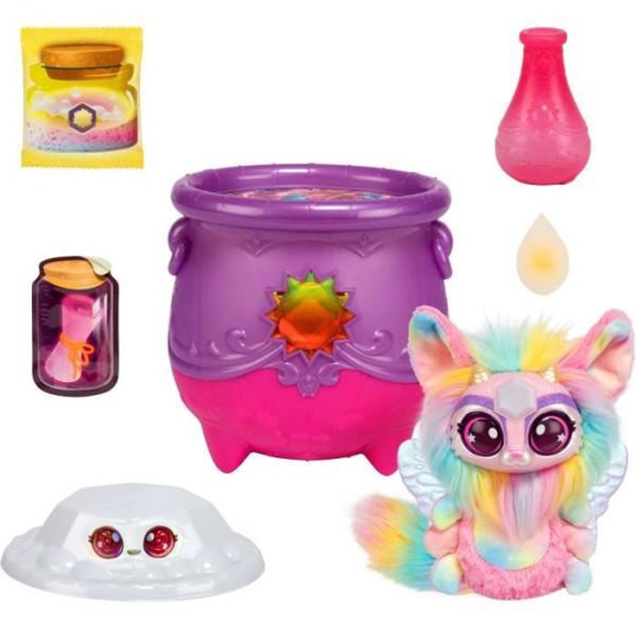 Voir la diapositive 6 : Chaudron Magie du Soleil - MAGIC MIXIES - Crée ton Mixie, avec ingrédients et accessoires