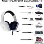 Voir la diapositive 2 : THE G-LAB Casque gamer KORP-COBALT Blanc