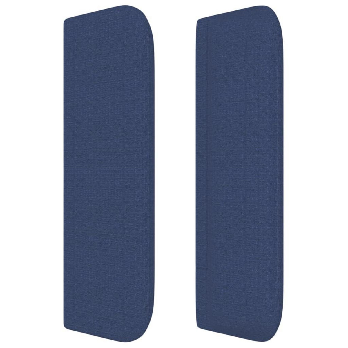 VIDAXL Tete de lit avec oreilles Bleu 83x16x78/88 cm Tissu