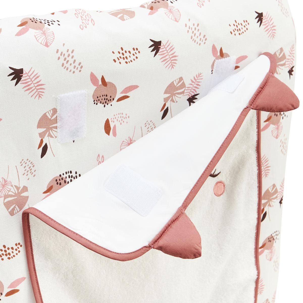 Petit Béguin Housse de matelas à langer + 2 tapis de change Machu Picchu