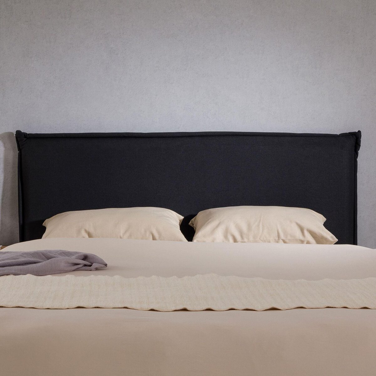 IDIMEX Tête de lit VINCEL 160 sur pieds, en tissu