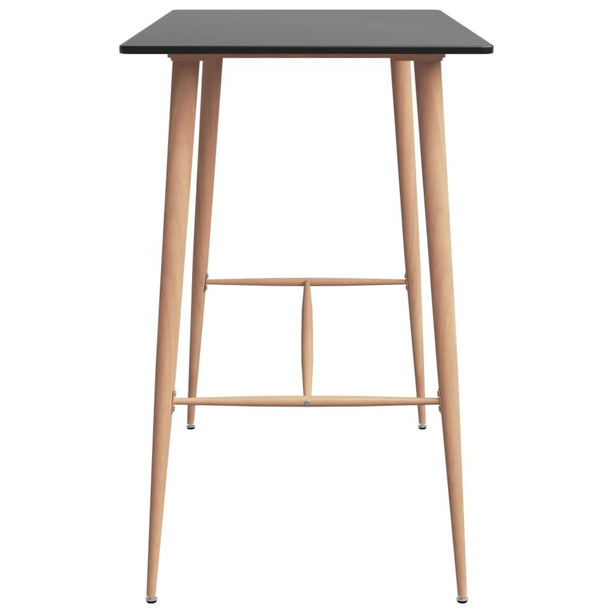 Voir la diapositive 4 : VIDAXL Ensemble de bar 5 pcs Noir