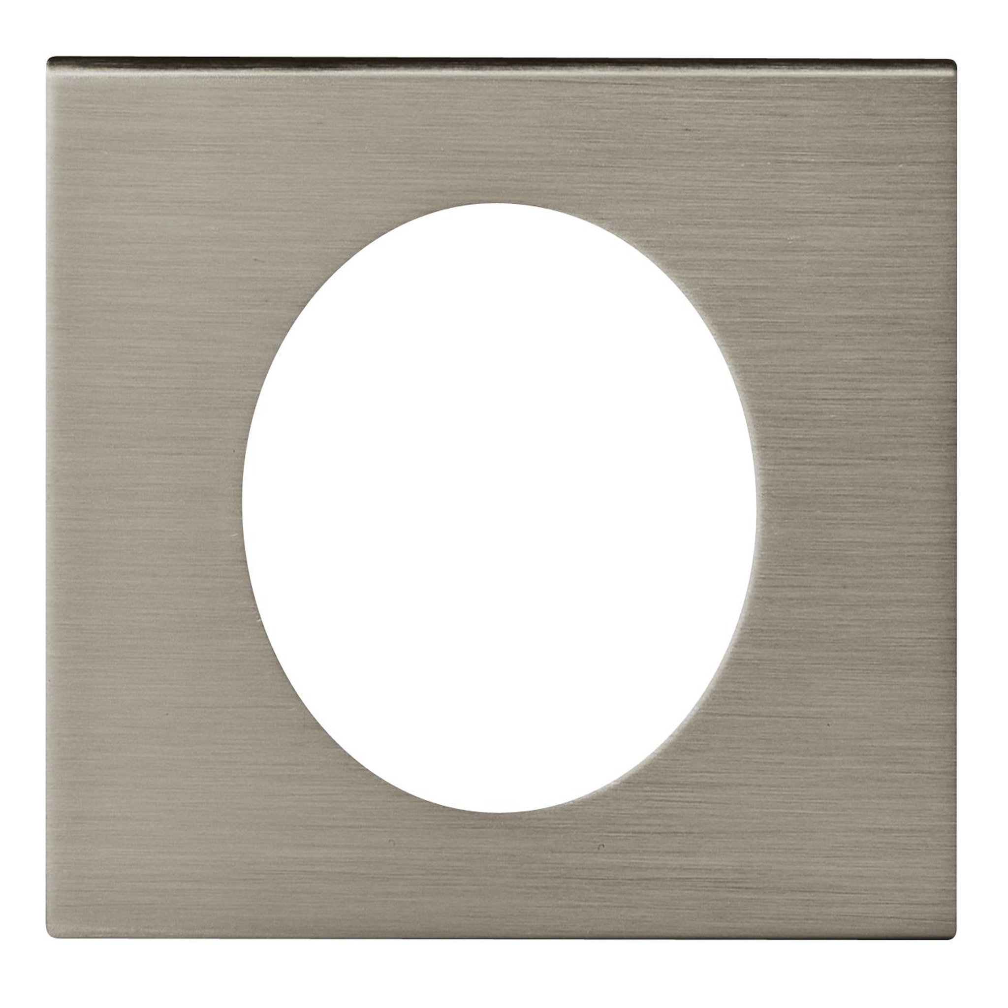 Legrand Celiane plaque inox brosse 1 poste