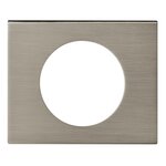 Legrand Celiane plaque inox brosse 1 poste